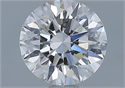 Natural Diamond 0.90 Carats, Round with Excellent Cut, J Color, VS2 Clarity and Certified by GIA