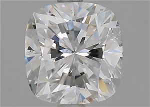 Foto Diamante Natural 1.51 quilates, Del cojín , Color E, claridad SI1 y certificado GIA de