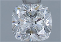 Natural Diamond 0.51 Carats, Cushion with  Cut, F Color, VVS1 Clarity and Certified by GIA