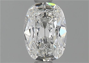 Foto Diamante Natural 0.65 quilates, Del cojín , Color G, claridad VVS2 y certificado GIA de