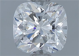 Foto Diamante Natural 0.73 quilates, Del cojín , Color F, claridad SI1 y certificado GIA de