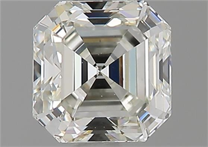 Foto Diamante Natural 1.01 quilates, Asscher , Color J, claridad VVS2 y certificado GIA de