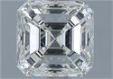 Natural Diamond 1.70 Carats, Asscher with  Cut, J Color, VS2 Clarity and Certified by GIA