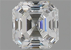 Foto Diamante Natural 0.94 quilates, Asscher , Color F, claridad VS2 y certificado GIA de
