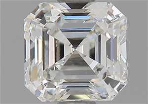 Picture of Natural Diamond 0.84 Carats, Asscher with  Cut, H Color, VS2 Clarity and Certified by GIA