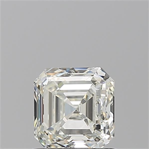 Picture of Natural Diamond 0.94 Carats, Asscher with  Cut, K Color, VVS2 Clarity and Certified by GIA