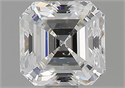 Natural Diamond 0.91 Carats, Asscher with  Cut, E Color, SI2 Clarity and Certified by GIA