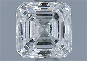 Picture of Natural Diamond 0.71 Carats, Asscher with  Cut, I Color, VS1 Clarity and Certified by GIA