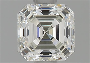 Foto Diamante Natural 0.80 quilates, Asscher , Color I, claridad VVS2 y certificado GIA de