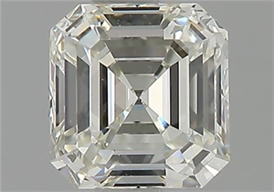 Picture of Natural Diamond 0.81 Carats, Asscher with  Cut, J Color, VS1 Clarity and Certified by GIA