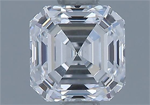Picture of Natural Diamond 0.72 Carats, Asscher with  Cut, D Color, VS1 Clarity and Certified by GIA