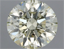 Natural Diamond 1.04 Carats, Round with Excellent Cut, L Color, SI2 Clarity and Certified by IGI