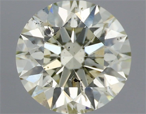 Picture of Natural Diamond 1.04 Carats, Round with Excellent Cut, L Color, SI2 Clarity and Certified by IGI
