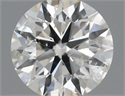 Natural Diamond 0.40 Carats, Round with Excellent Cut, H Color, SI2 Clarity and Certified by IGI
