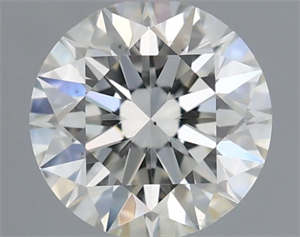 Picture of Natural Diamond 0.80 Carats, Round with Excellent Cut, J Color, SI1 Clarity and Certified by GIA