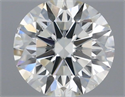 Natural Diamond 0.40 Carats, Round with Excellent Cut, H Color, SI2 Clarity and Certified by IGI