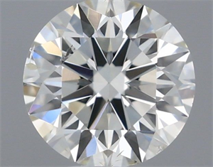 Picture of Natural Diamond 0.40 Carats, Round with Excellent Cut, H Color, SI2 Clarity and Certified by IGI
