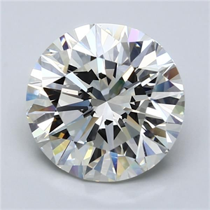 Picture of Natural Diamond 6.70 Carats, Round with Excellent Cut, H Color, VVS1 Clarity and Certified by HRD