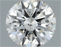 Diamante Natural 0.44 quilates, Redondo , Color H, claridad SI2 y certificado IGI