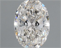 Diamante Natural 0.50 quilates, Ovalado , Color I, claridad VVS2 y certificado GIA