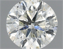 Natural Diamond 0.40 Carats, Round with Very Good Cut, H Color, I1 Clarity and Certified by IGI