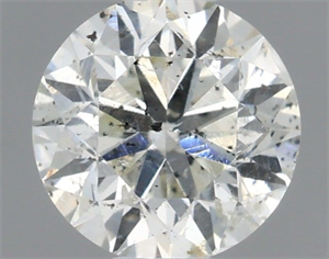 Picture of Natural Diamond 0.40 Carats, Round with Very Good Cut, H Color, I1 Clarity and Certified by IGI