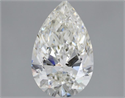 Natural Diamond 1.39 Carats, Pear with  Cut, I Color, SI1 Clarity and Certified by GIA
