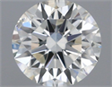 Natural Diamond 0.40 Carats, Round with Excellent Cut, I Color, SI1 Clarity and Certified by IGI