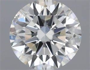 Picture of Natural Diamond 0.40 Carats, Round with Excellent Cut, I Color, SI1 Clarity and Certified by IGI