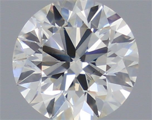 Picture of Natural Diamond 0.40 Carats, Round with Excellent Cut, I Color, SI1 Clarity and Certified by IGI