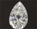 Natural Diamond 0.41 Carats, Pear with  Cut, H Color, VVS1 Clarity and Certified by GIA