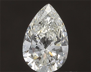 Picture of Natural Diamond 0.41 Carats, Pear with  Cut, H Color, VVS1 Clarity and Certified by GIA