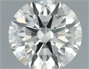 Natural Diamond 0.41 Carats, Round with Excellent Cut, I Color, SI1 Clarity and Certified by IGI