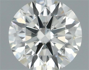 Picture of Natural Diamond 0.41 Carats, Round with Excellent Cut, I Color, SI1 Clarity and Certified by IGI