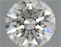 Natural Diamond 0.40 Carats, Round with Excellent Cut, I Color, SI2 Clarity and Certified by IGI
