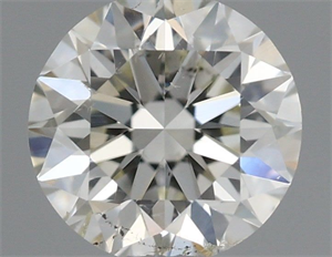 Picture of Natural Diamond 0.40 Carats, Round with Excellent Cut, I Color, SI2 Clarity and Certified by IGI