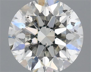 Foto Diamante Natural 0.70 quilates, Redondo , Color H, claridad SI2 y certificado IGI de