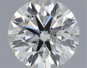 Picture of Natural Diamond 0.40 Carats, Round with Excellent Cut, I Color, SI2 Clarity and Certified by IGI