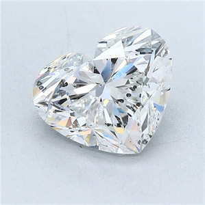 Foto Diamante Natural 3.01 quilates, Corazón , Color E, claridad SI1 y certificado GIA de