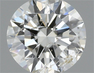 Picture of Natural Diamond 0.40 Carats, Round with Excellent Cut, I Color, SI2 Clarity and Certified by IGI