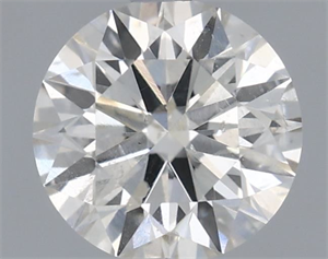 Picture of Natural Diamond 0.40 Carats, Round with Excellent Cut, I Color, SI2 Clarity and Certified by IGI