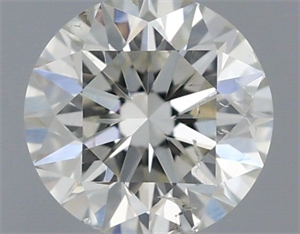 Picture of Natural Diamond 0.41 Carats, Round with Very Good Cut, I Color, SI2 Clarity and Certified by IGI