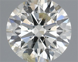 Picture of Natural Diamond 0.42 Carats, Round with Excellent Cut, I Color, SI2 Clarity and Certified by IGI