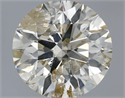 Natural Diamond 1.00 Carats, Round with Excellent Cut, L Color, I1 Clarity and Certified by IGI
