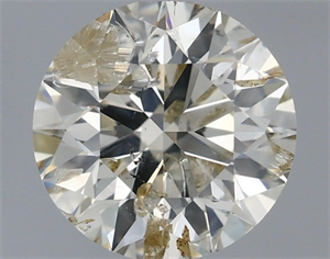 Picture of Natural Diamond 1.00 Carats, Round with Excellent Cut, L Color, I1 Clarity and Certified by IGI