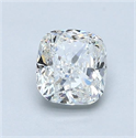 Natural Diamond 0.90 Carats, Cushion with  Cut, H Color, VS1 Clarity and Certified by GIA