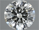 Natural Diamond 0.92 Carats, Round with Very Good Cut, I Color, I1 Clarity and Certified by IGI