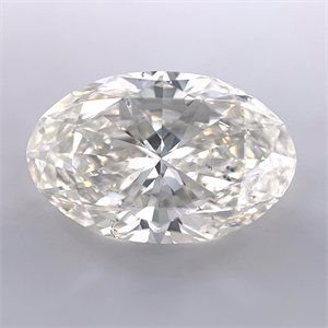 Foto Diamante Natural 2.39 quilates, Ovalado , Color J, claridad SI1 y certificado GIA de
