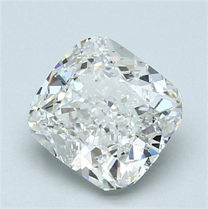 Foto Diamante Natural 1.71 quilates, Del cojín , Color H, claridad SI1 y certificado GIA de