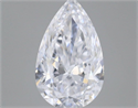 Diamante Natural 0.50 quilates, De pera , Color D, claridad VVS2 y certificado GIA